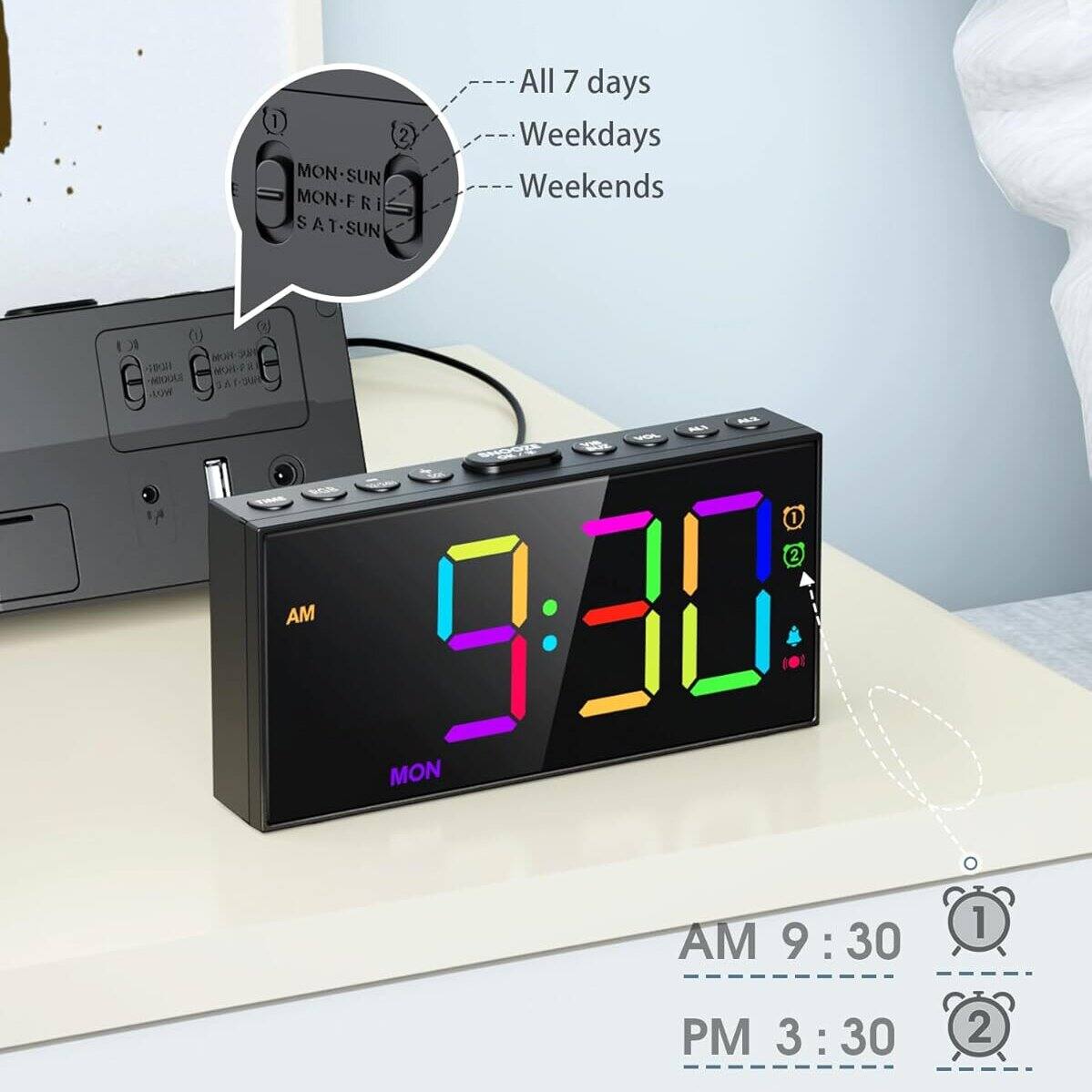 1. MON-SUN
2. MON-FRI
3. SAT-SUN

All 7 days
Weekdays
Weekends

AM 9:30
PM 3:30