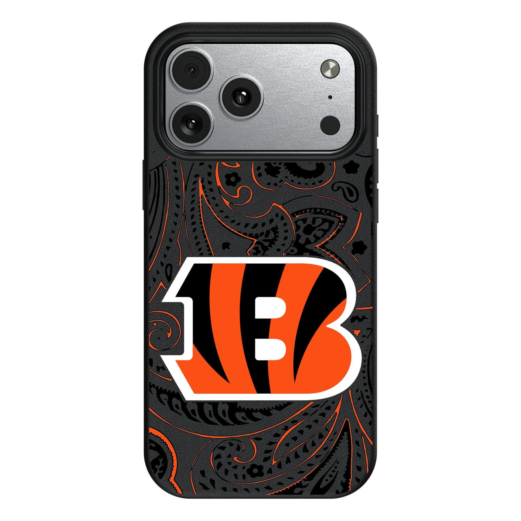 Keyscaper - NFL - Cincinnati Bengals Paisley iPhone Magnetic Bump Case - 17 Pro Max - Black price history on PriceWatchPro