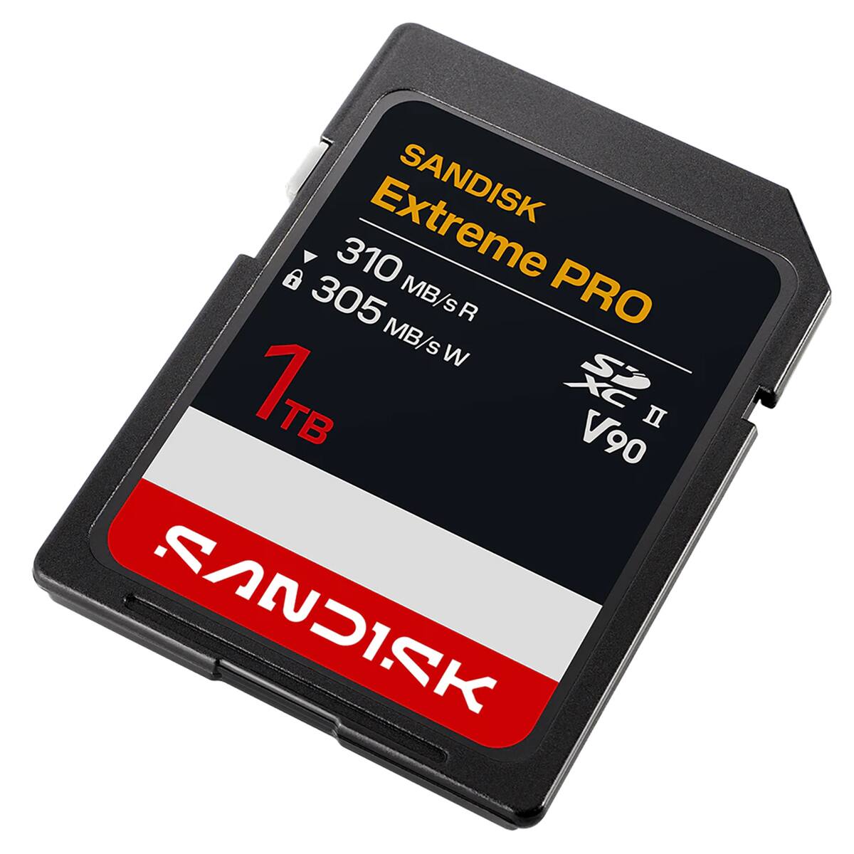 Extreme SANDISK 6 310 PRO 305 MB/sR MB/sW SD 1TB XC II TB V90 SANDISK