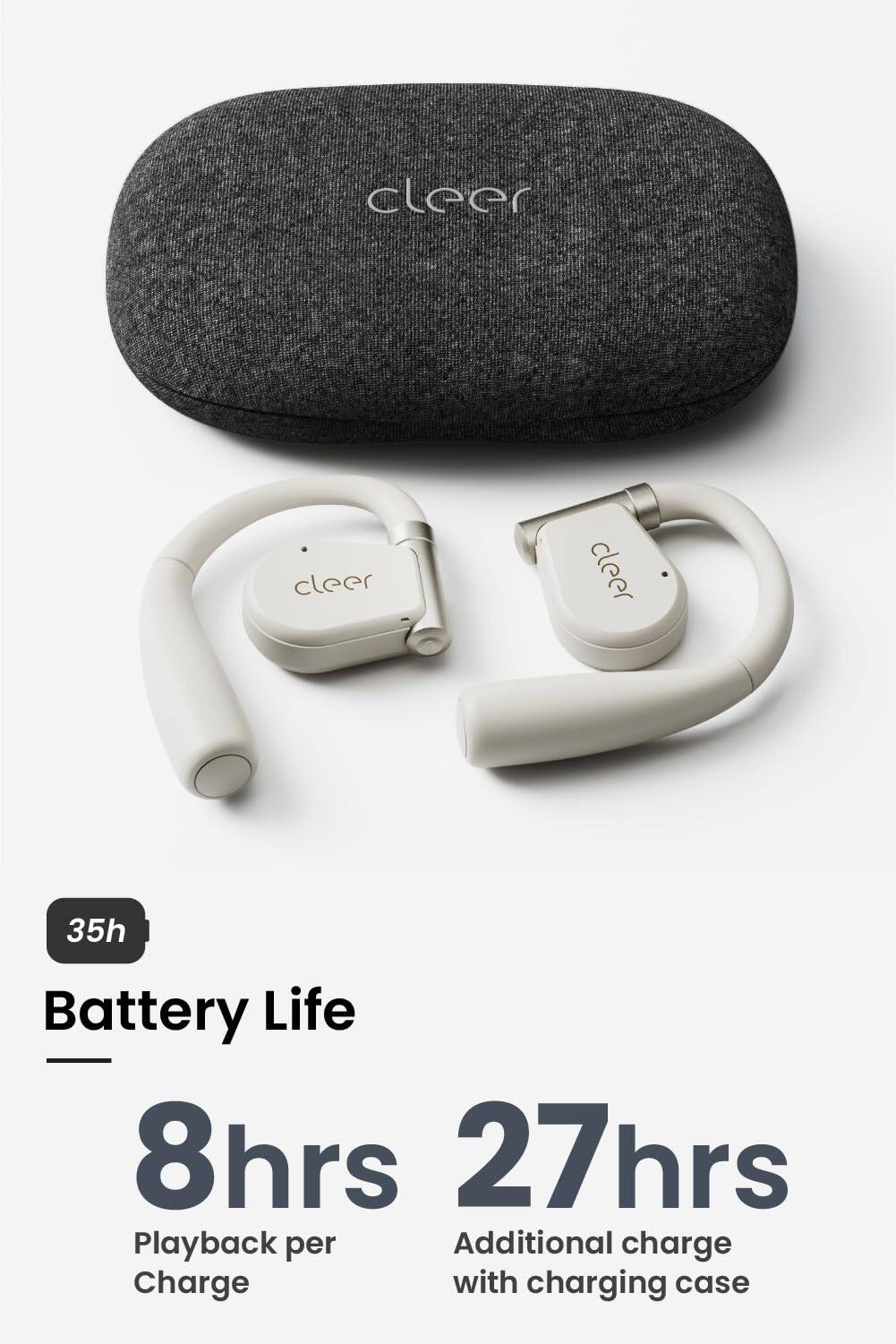 Cleer ARC II Open Ear Wireless Headphones – Snapdragon Sound