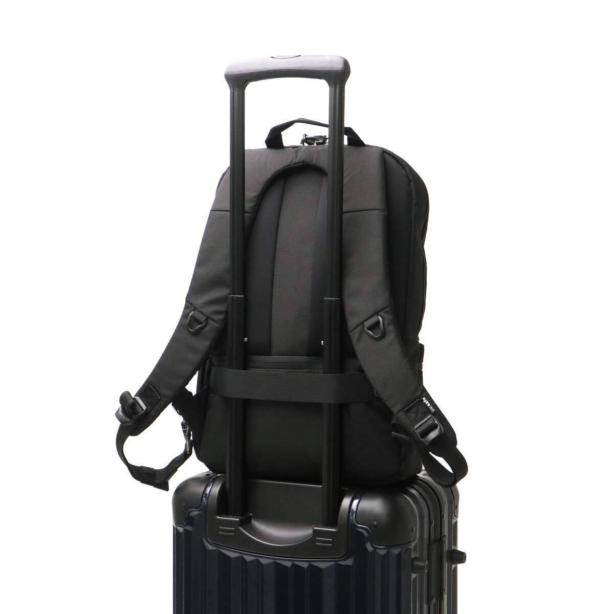 Alt View 4. Pacsafe - Pacsafe Metrosafe X 20L backpack (Black) - Slate.