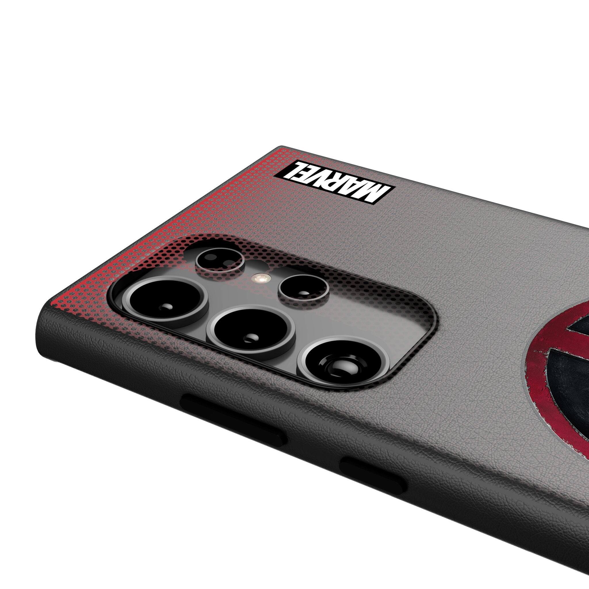 Back. Keyscaper - Marvel Grid MagSafe Compatible Phone Case - Samsung Galaxy S25 Ultra - Deadpool.