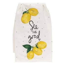 BreeBe - *See the Good Lemon Dish Towel - Multicolor