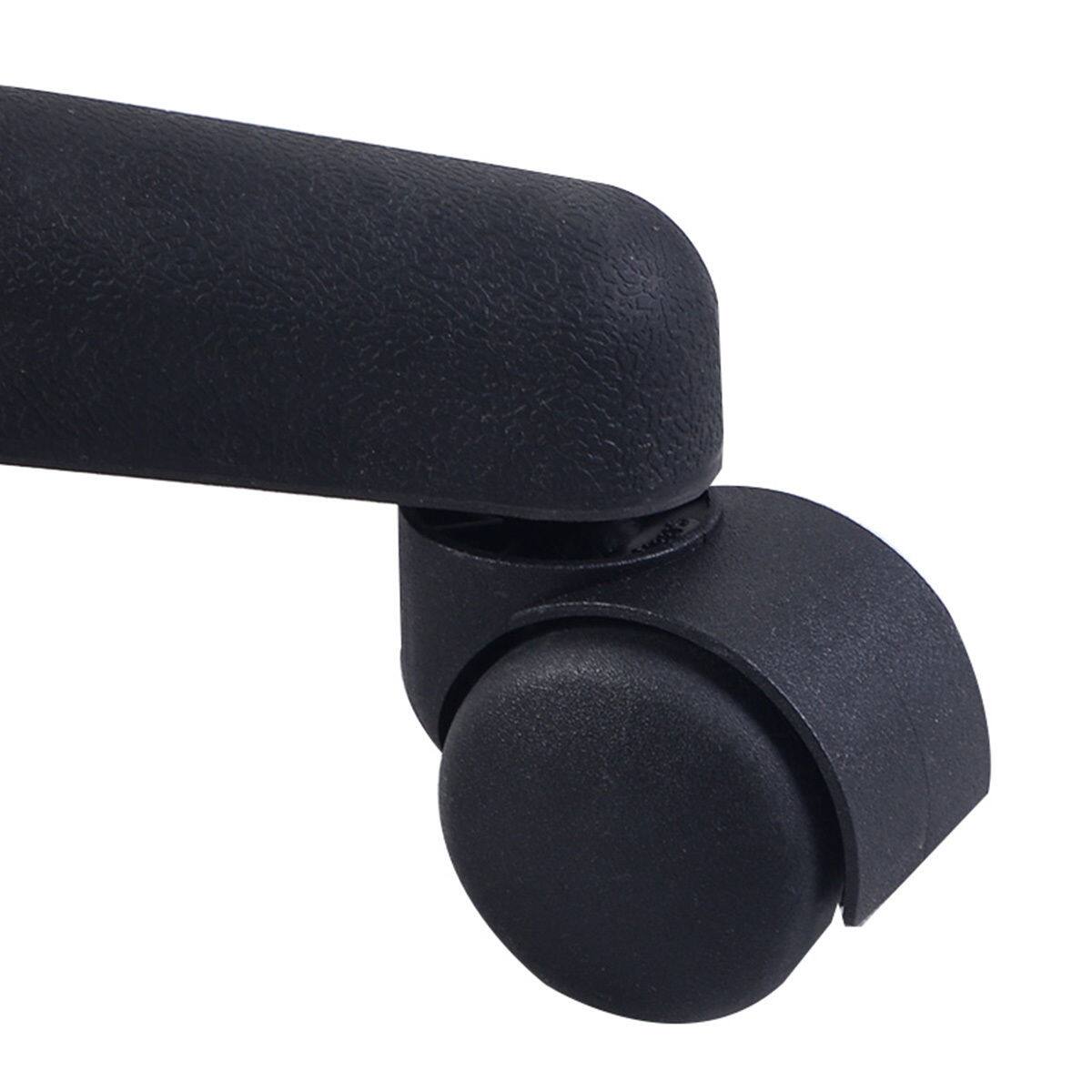 Alt View 1. WELLFOR - PU Leather Ergonomic Midback Office Chair - Black.