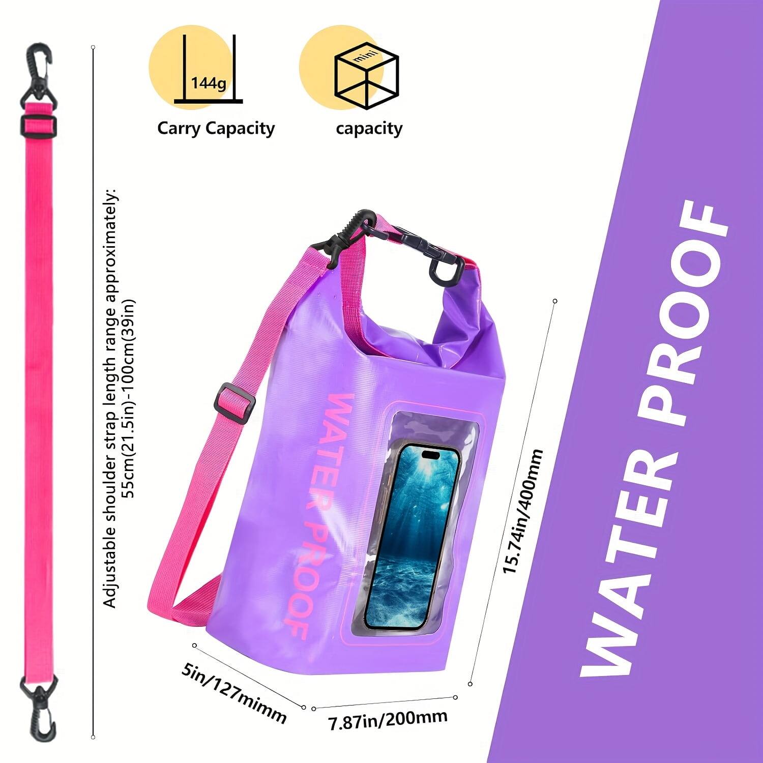mini 144g Carry Capacity capacity approximately: range length 55cm(21.5in)-100cm(39in) strap WATER shoulder Adjustable PROOF 5in/127mm 7.87in/200mm 15.74in/400mm