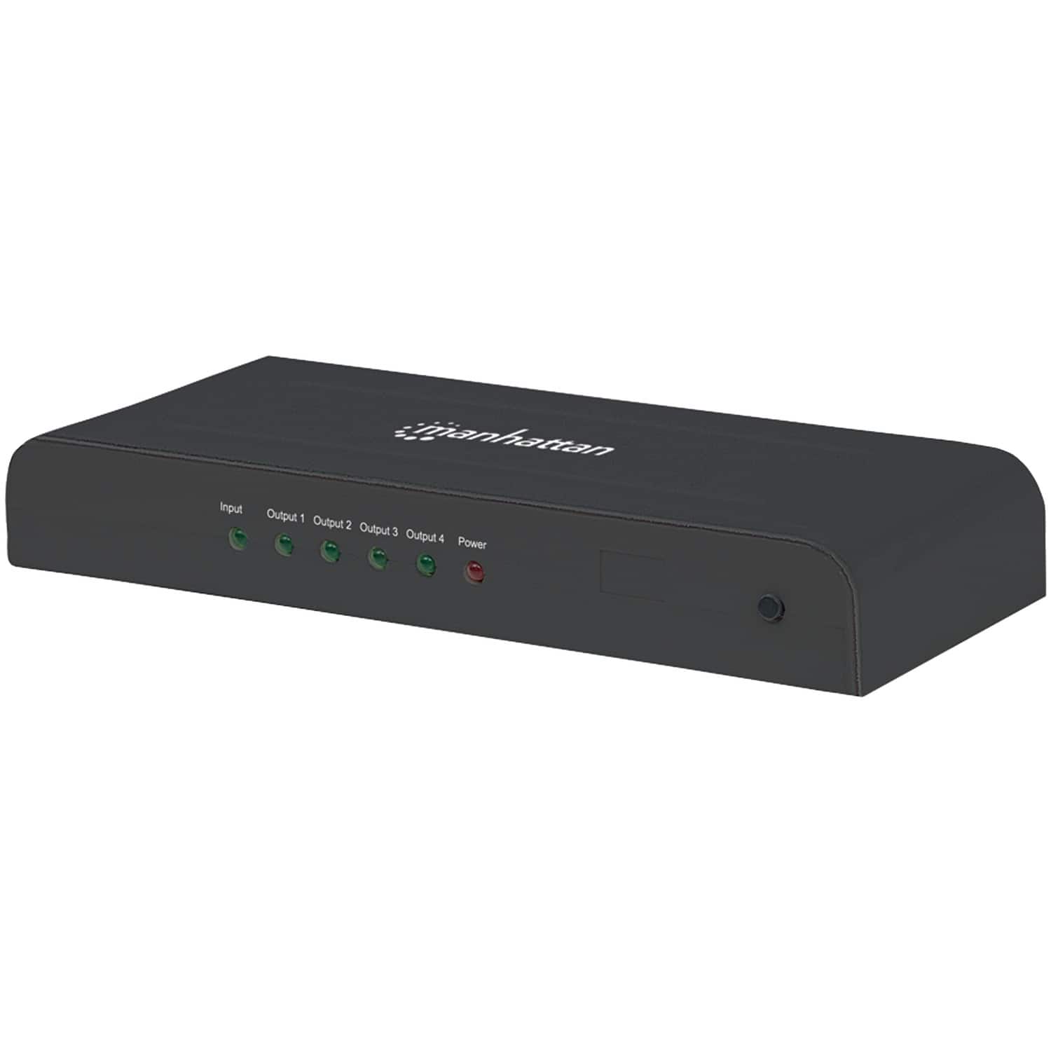 Manhattan - 4-Port HDMI Splitter - Black