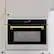 Alt View 11. ZLINE - Autograph Edition 24" 1.6 cu ft. Built-in Convection Microwave Oven in Stainless Steel and Champagne Bronze Accents - Stainless steel.