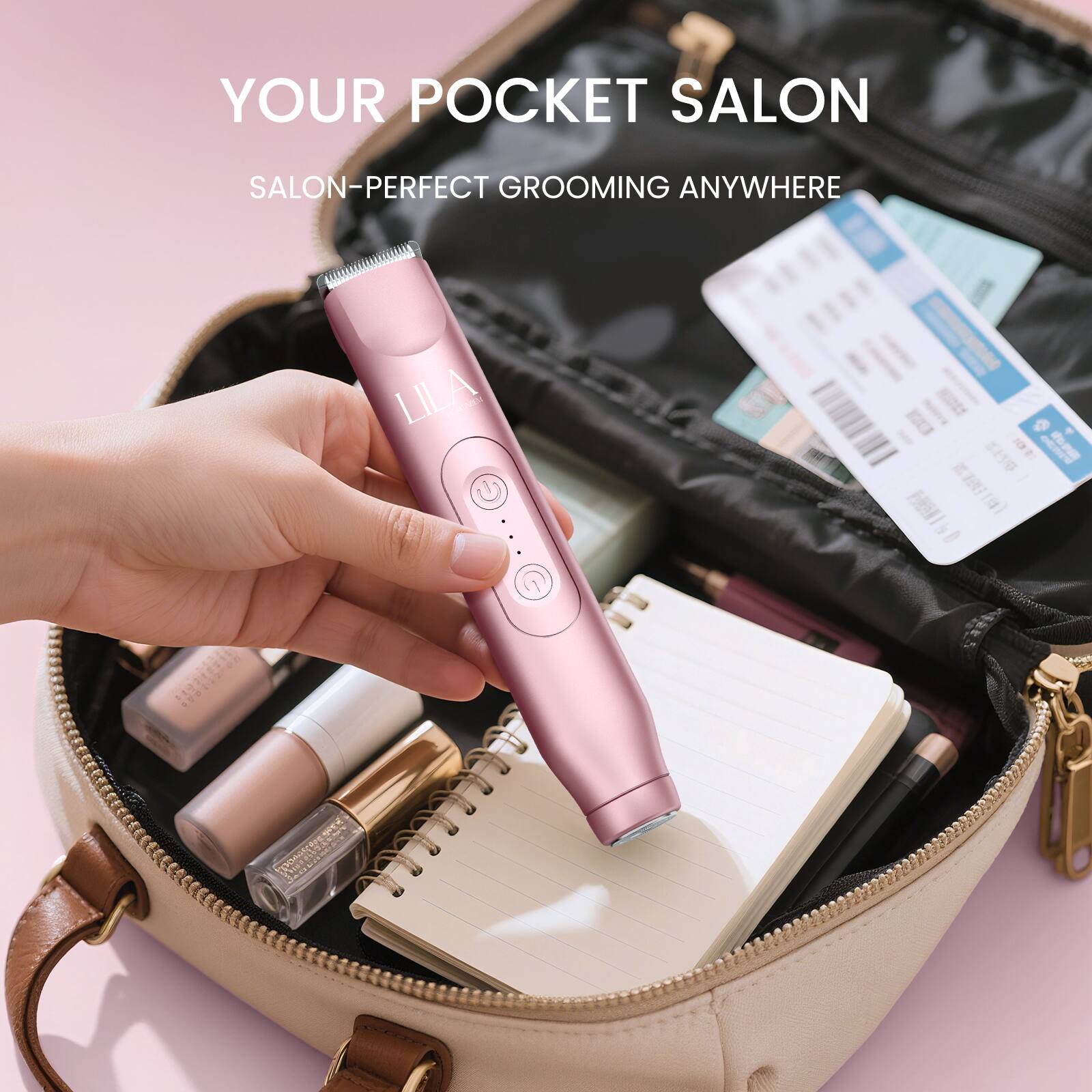 YOUR POCKET SALON  
SALON-PERFECT GROOMING ANYWHERE