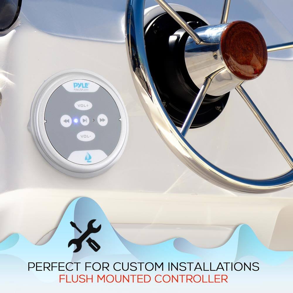 PYLE PyeU5A.com VOL+ VOL- PERFECT FOR CUSTOM INSTALLATIONS FLUSH MOUNTED CONTROLLER
