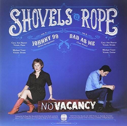 Shovels & Rope - Johnny 99 / Bad As Me   - 7-INCH SINGLE [7 inch Vinyl Disc]