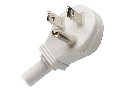 Alt View 3. Tripp Lite - Protect It! 7-Outlet Surge Protector, 7' Cord, Light Gray - Gray/Silver.