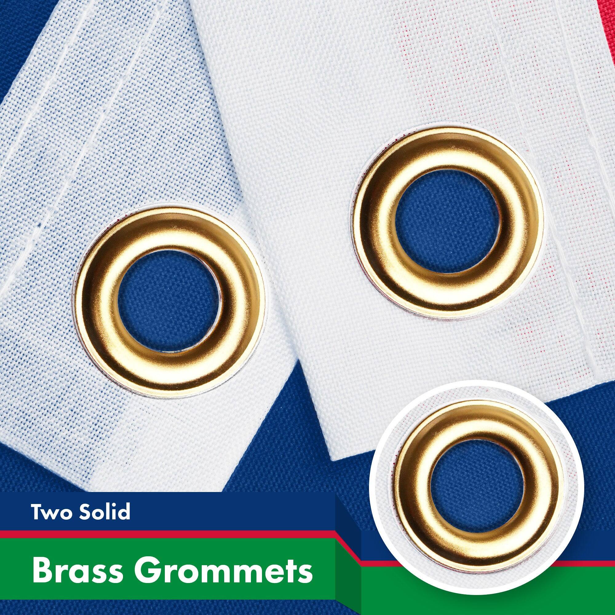 Two Solid Brass Grommets