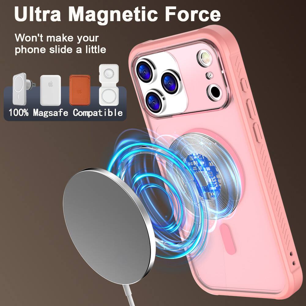 Ultra Magnetic Force  
Won't make your phone slide a little  
100% Magsafe Compatible