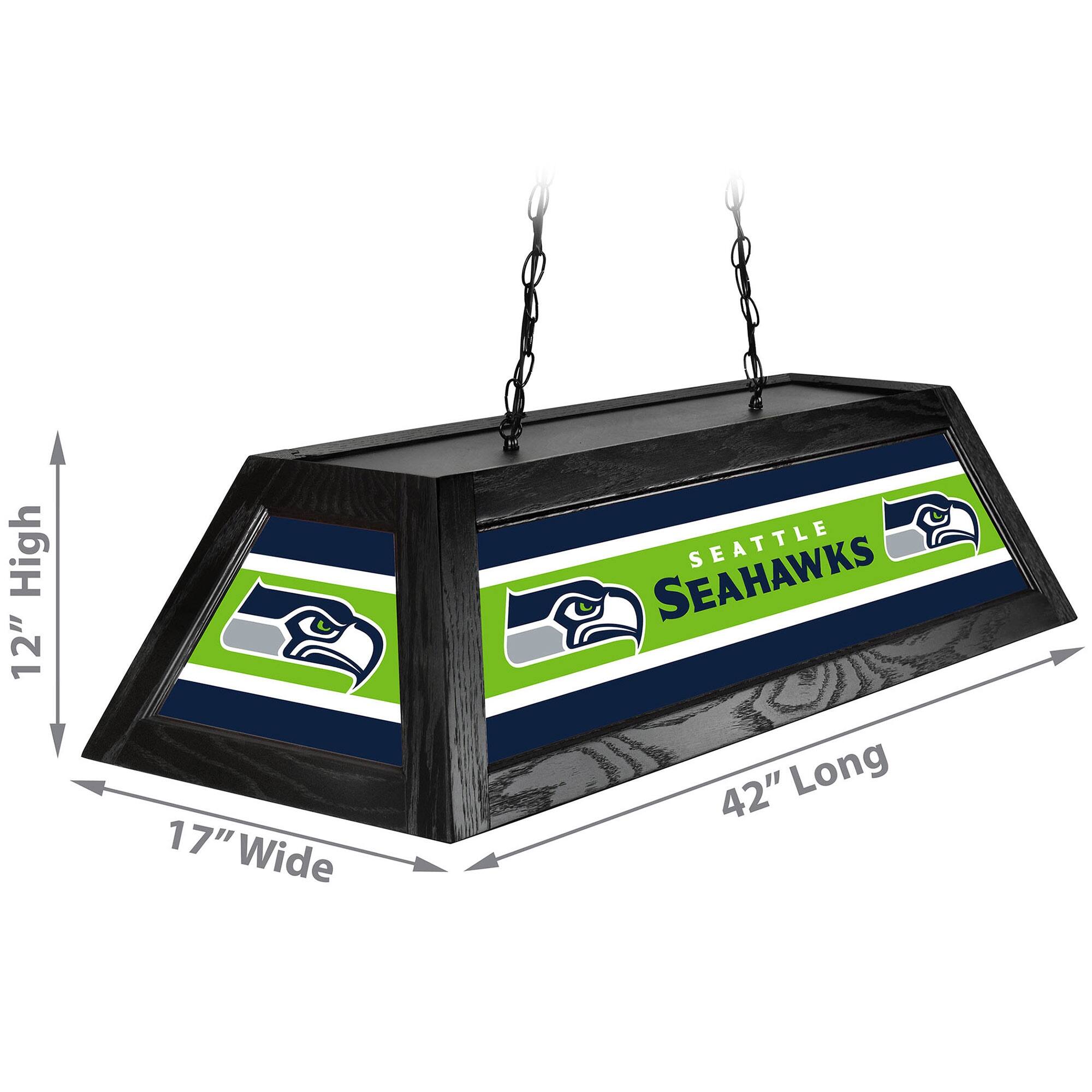 High 12"  
Wide 17"  
SEATTLE SEAHAWKS  
42" Long