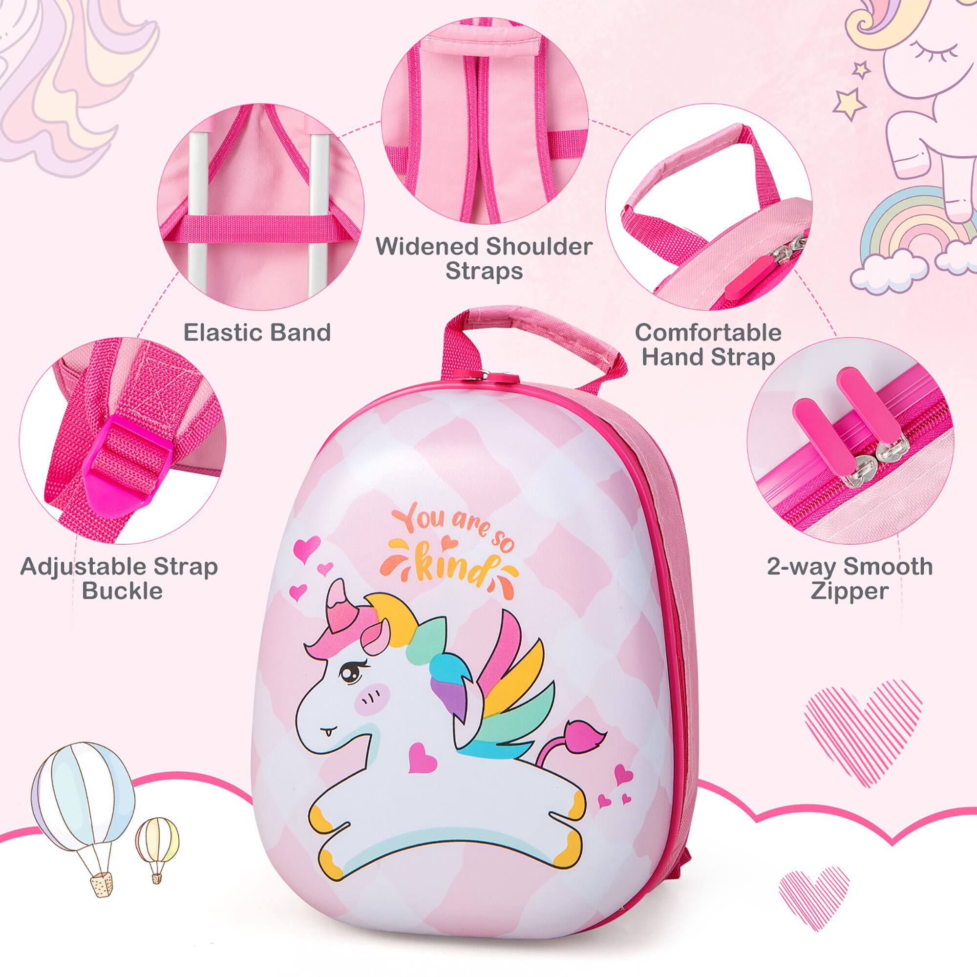 Widened Shoulder Straps Elastic Band Comfortable Hand Strap Adjustable Strap Buckle You are so kind 2-way Smooth Zipper