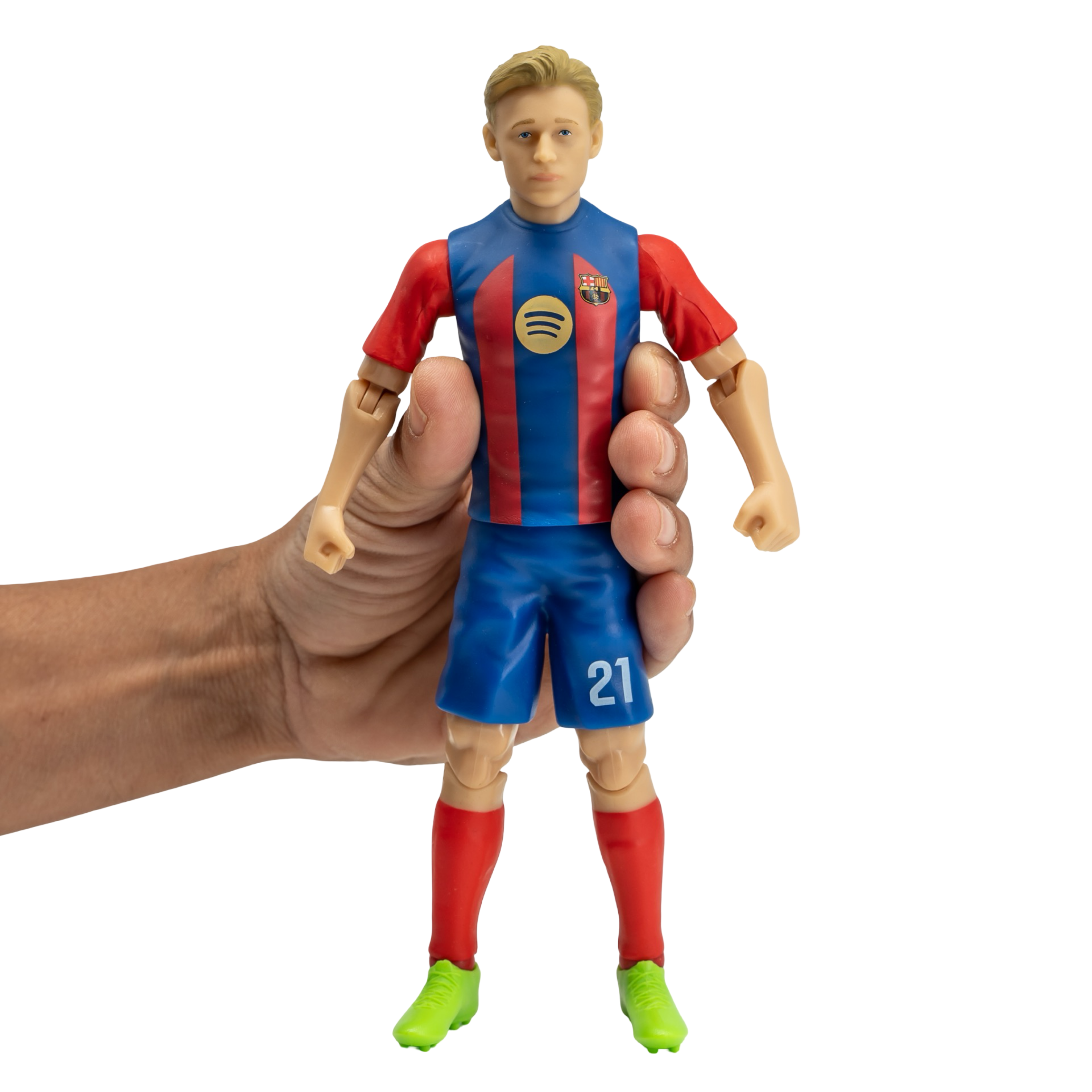 Alt View 3. Banbo Toys - Banbo Toys SOCKERS FC Barcelona Frenkie de Jong 8" Collectible Soccer Action Figure.