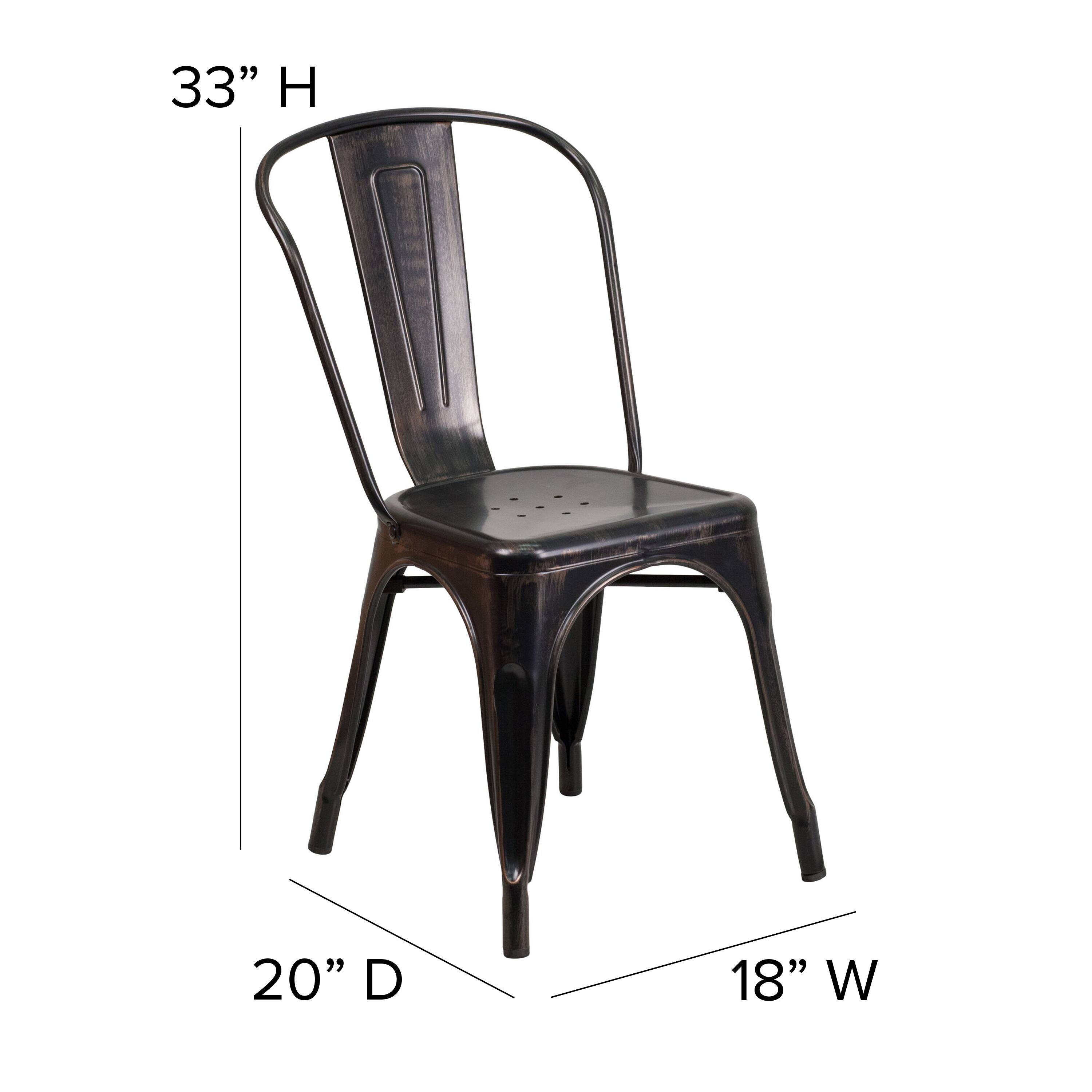 33" H  
20" D  
18" W