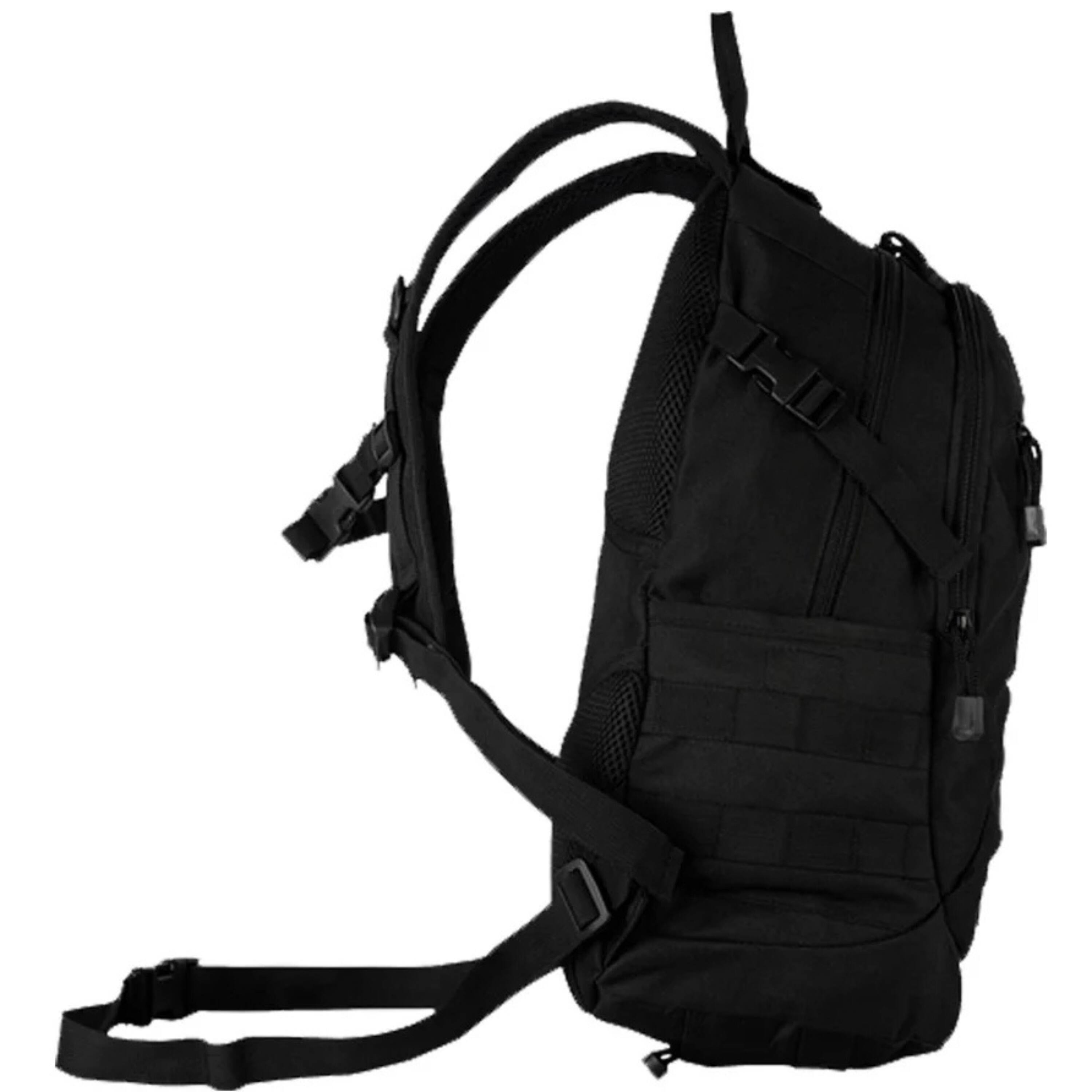 Left. Kitcheniva - Tactical Daypack 20 Liters Scout Backpack 600D Durable Material Olive Drab - Olive.