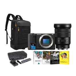 Sony - ZV-E10 II Mirrorless Camera (Black) with 18-105mm f/4 G OSS Lens Bundle