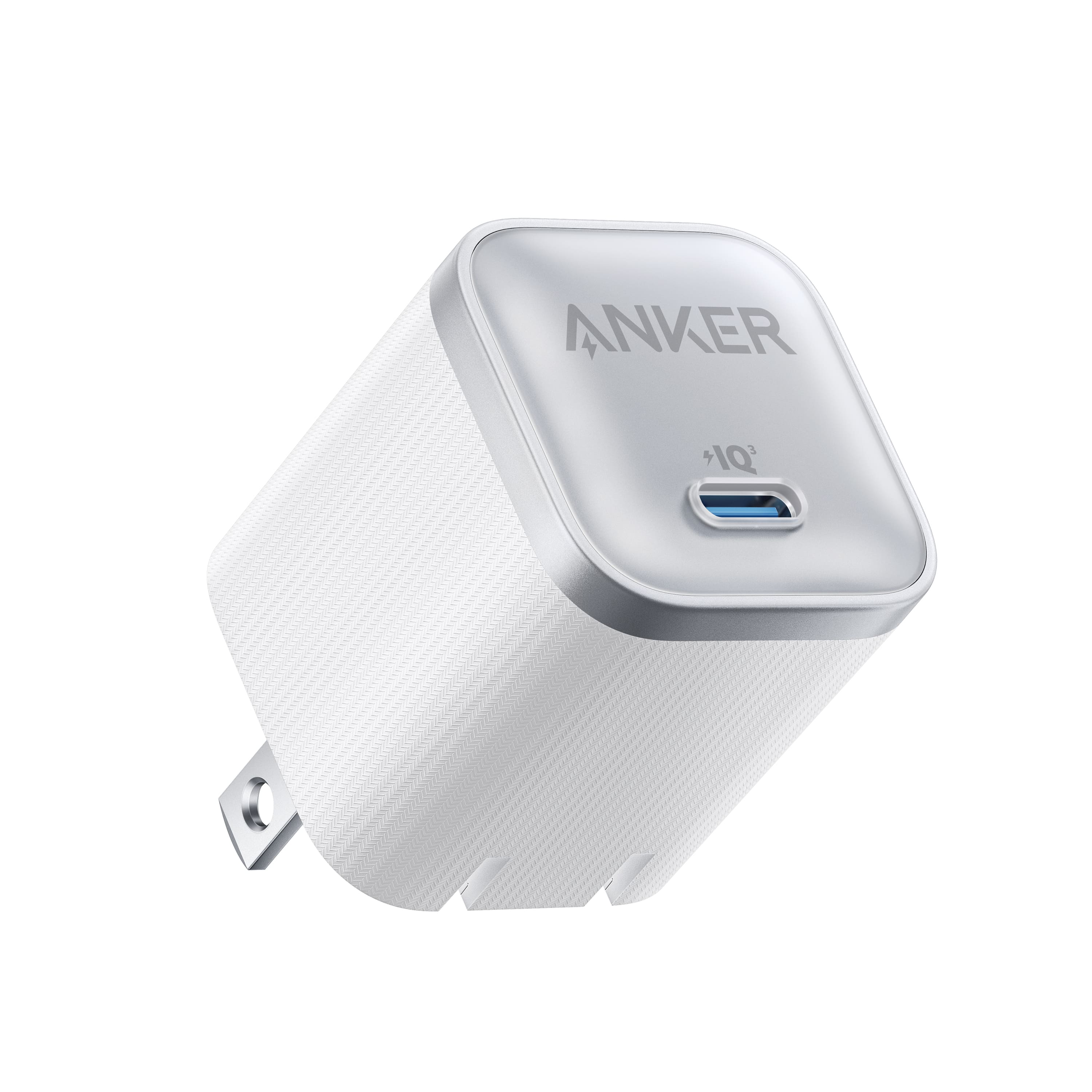 Front. Anker - Anker Nano Charger (45W) - white.