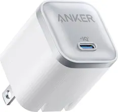 Front. Anker - Anker Nano Charger (45W) - white.