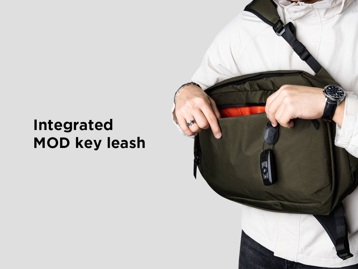 Integrated MOD key leash