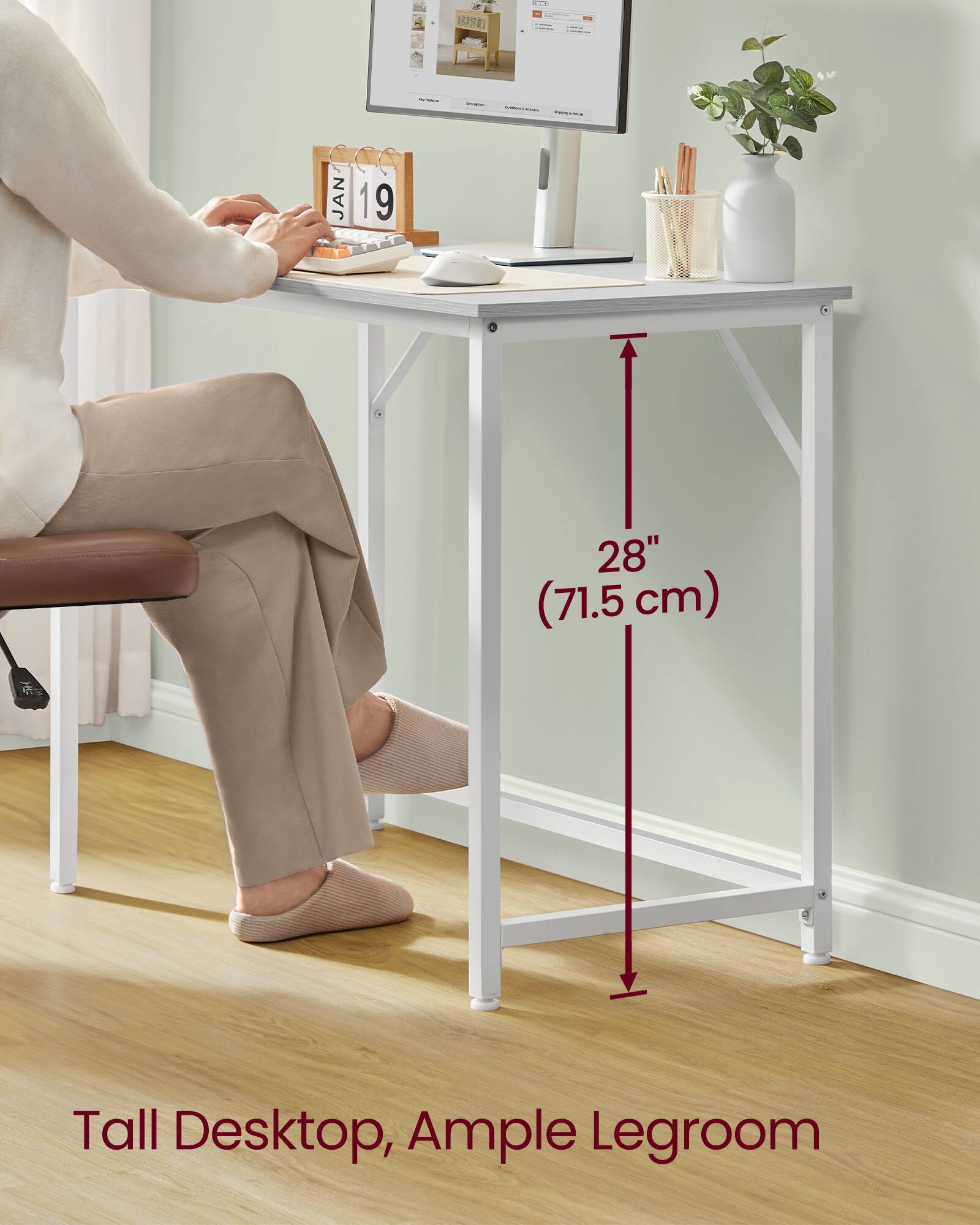 1 | - - JAN 19 28" (71.5 cm) Tall Desktop, Ample Legroom

28" (71.5 cm)

Tall Desktop, Ample Legroom