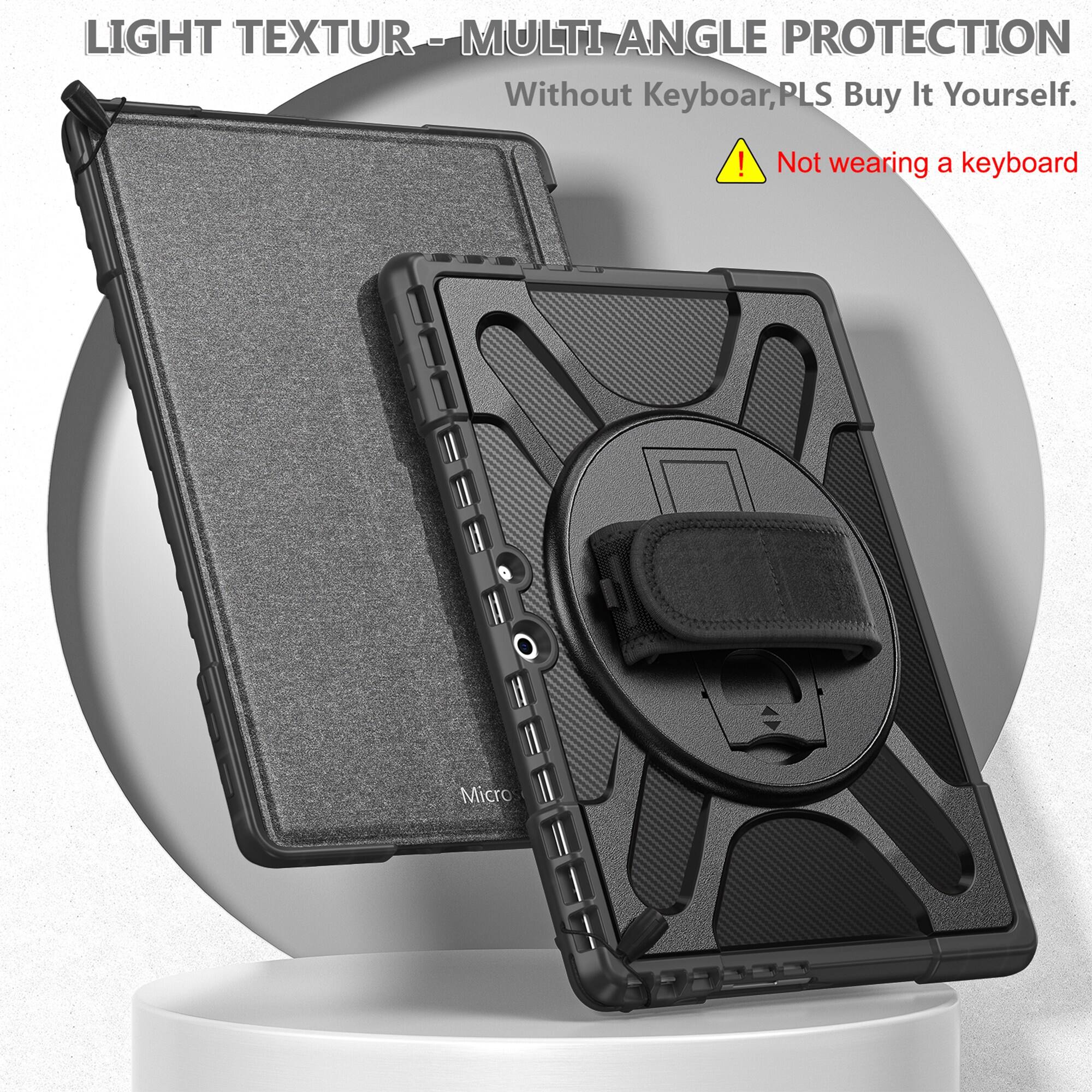 LIGHT TEXTUR - MULTI-ANGLE PROTECTION  
Without Keyboard, PLS Buy It Yourself.  
! Not wearing a keyboard