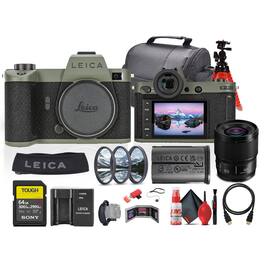 Leica - SL2-S Reporter Edition Mirrorless Camera + Panasonic S 100mm Lens + More (International Version)