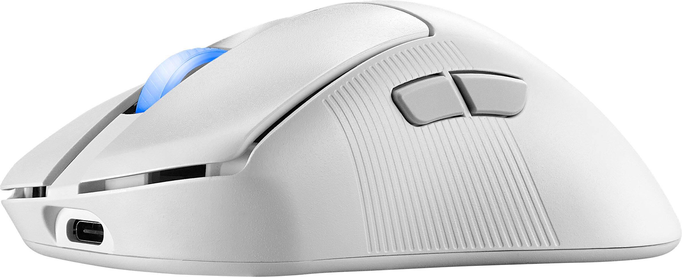 Alt View 11. ASUS - ROG Keris II Ace Ultralight Wireless Optical Gaming Mouse with ROG SpeedNova Wireless Technology - White.