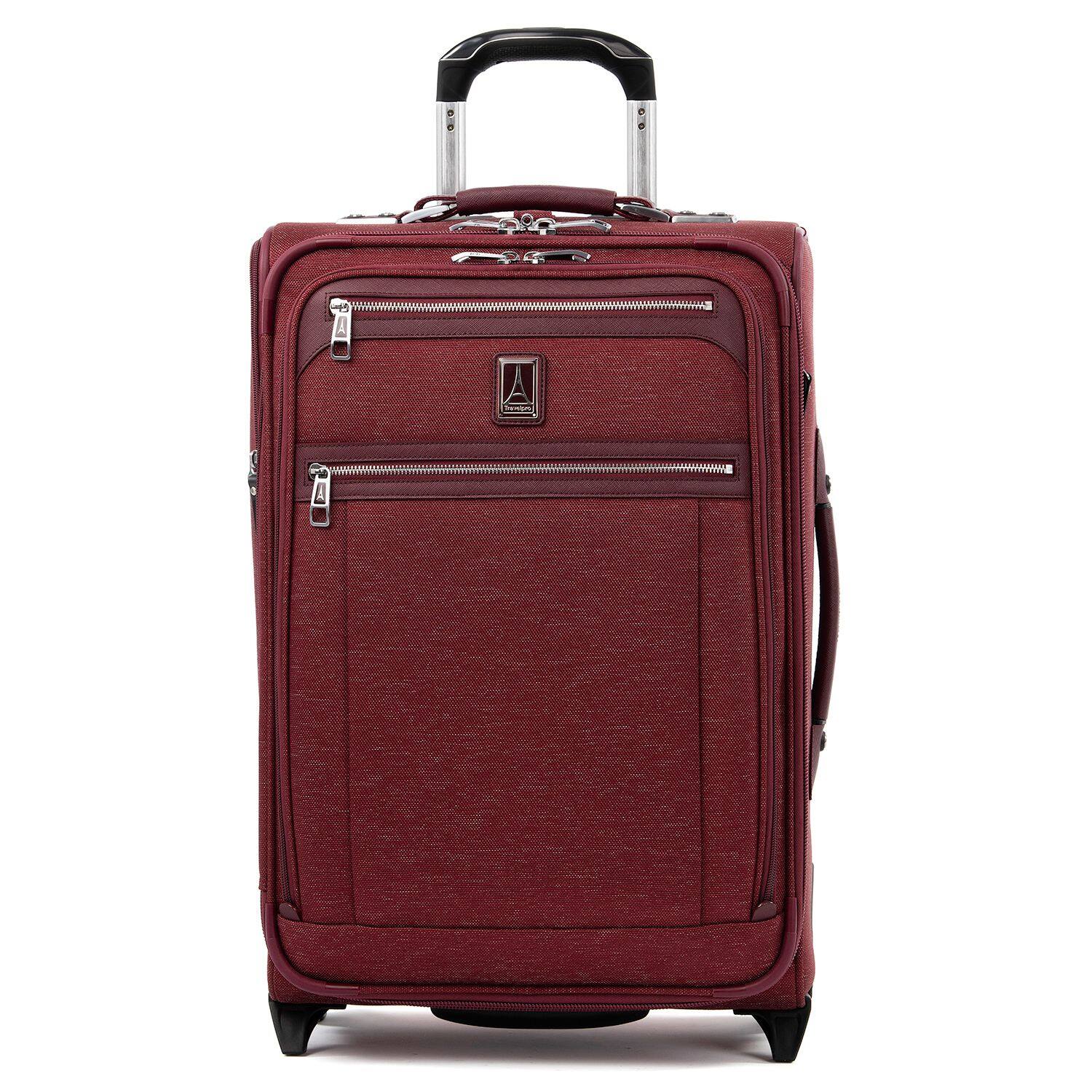 Travelpro - Platinum Elite Softside Expandable 22" Carry On Rollaboard - Bordeaux