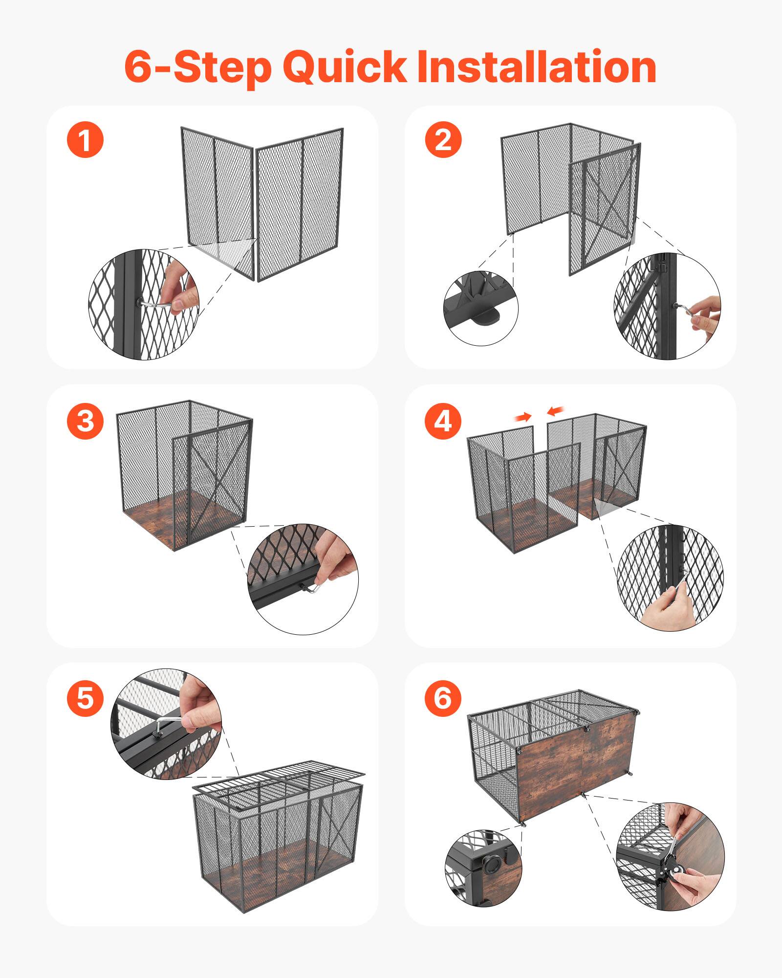 6-Step Quick Installation

1
2
3
4
5
6