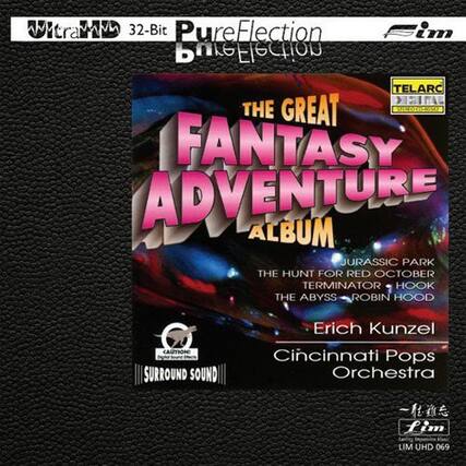 VitraHD 32-Bit PureFlection im PureFlection TELARC DELTA THE GREAT FANTASY ADVENTURE ALBUM JURASSIC PARK THE HUNT FOR RED OCTOBER TERMINATOR HOOK THE ABYSS ROBIN HOOD
Erich Kunzel
CAUTION! Sound SURROUND SOUND
Cincinnati Pops Orchestra
LIM UHD 069