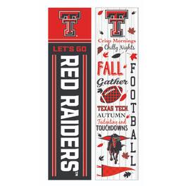Evergreen Enterprises - Texas Tech Red Raiders 47" Double Sided Fall Leaner Fan Sign - Multicolor