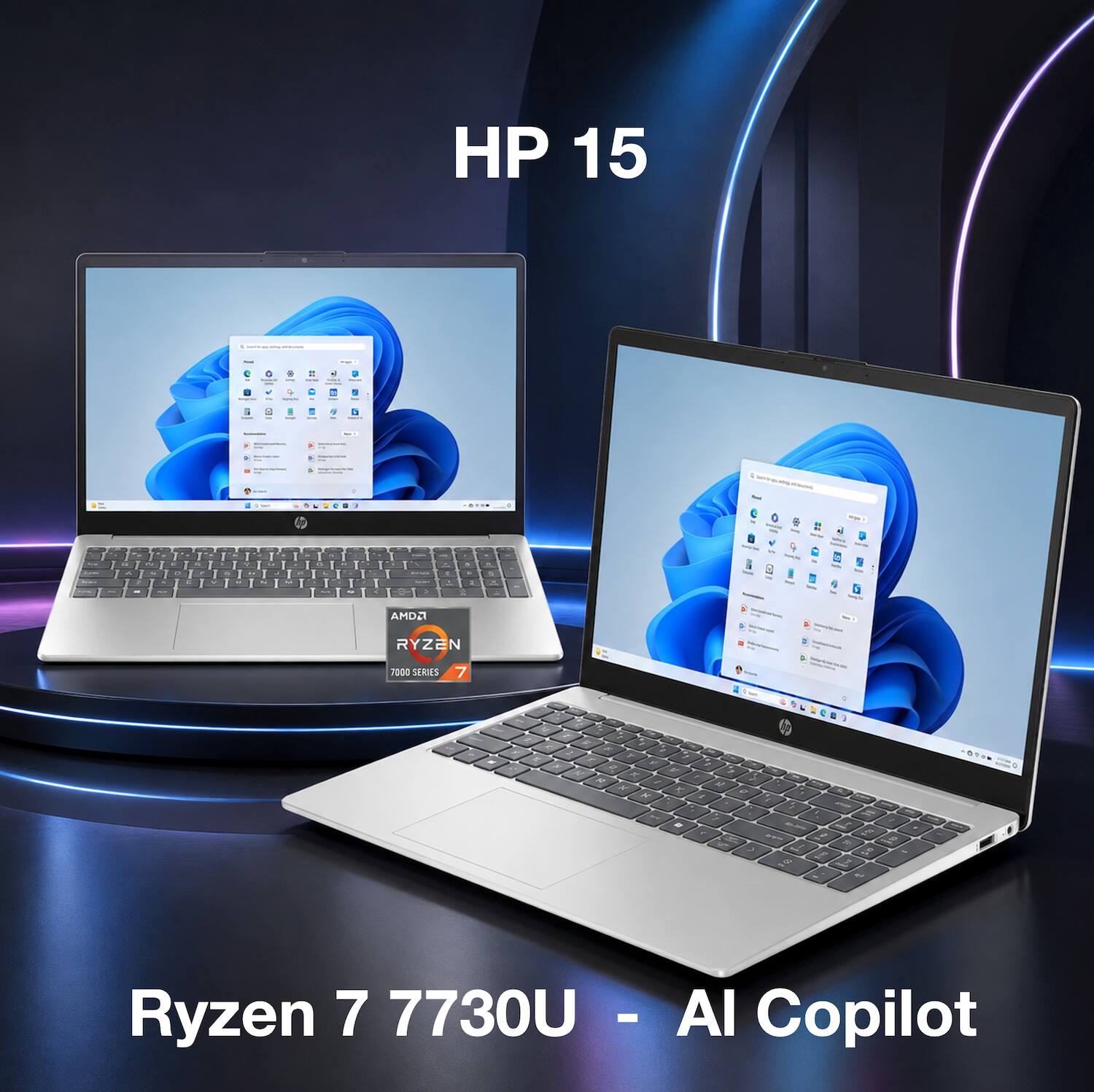 HP 15

100

SV
2
-
I -
-
5 -
3  ..
K X -
: if
1 -
I -
E 
2 I
II -
: :
I F : E II
-  E I
1 x
: E
1
5
- - -
..
GOMA
RYZEN
7000 SERIES
7
a
1

I
Ryzen 7 7730U 
AI Copilot