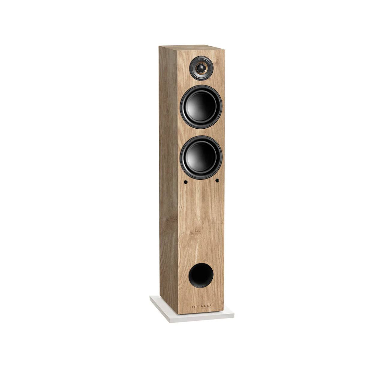 Front. Triangle - Triangle LN05A Wireless Bluetooth Floor Standing Single Speaker (Light Oak).