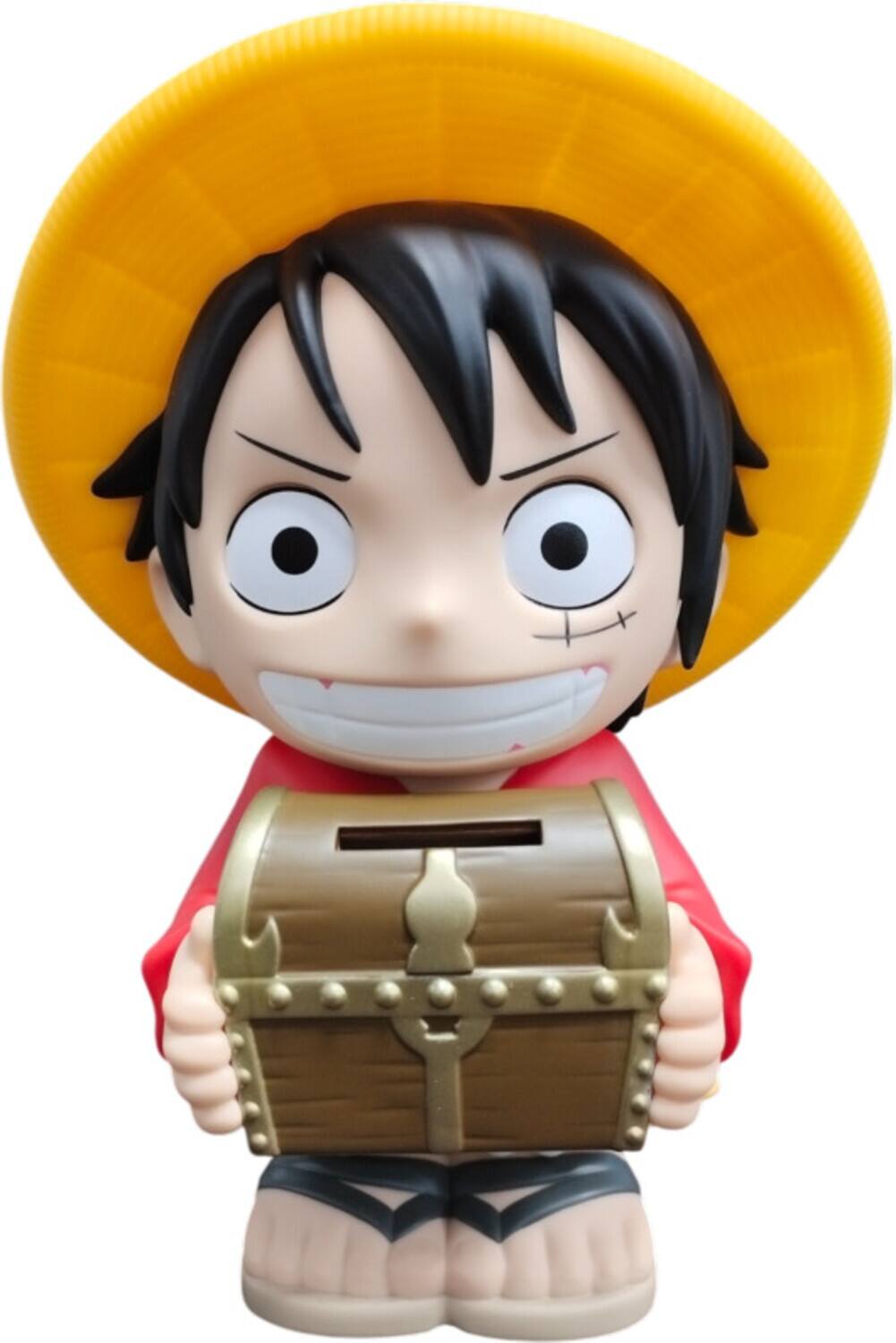 Front. Monogram - Monogram - One Piece - Luffy Figural Bank   - Collectibles - Multicolor.
