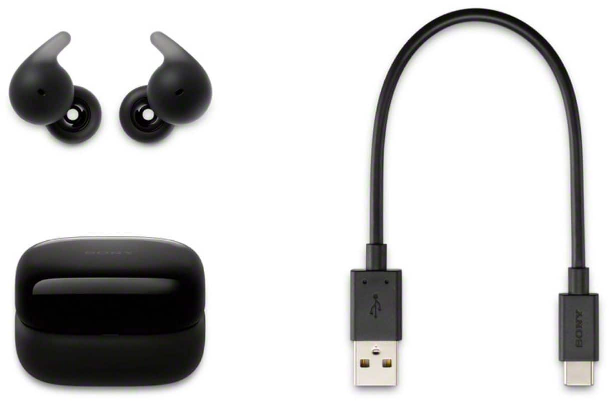 Alt View 14. Sony - LinkBuds Open True Wireless Earbuds - Black.