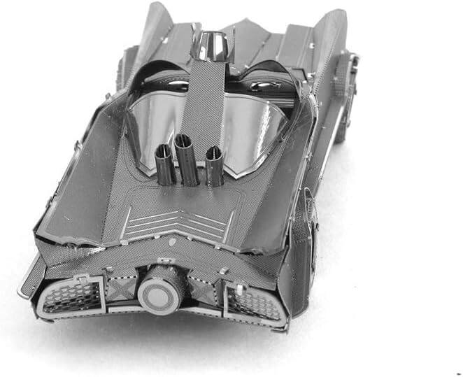 Alt View 1. Metal Earth - Metal Earth Batman Classic Batmobile 1966 3D Metal Model Kit Fascinations - Silver.
