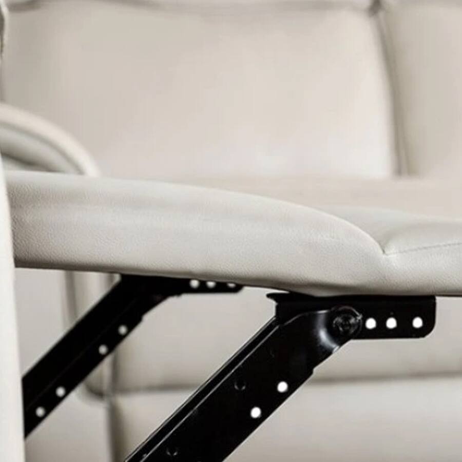 Max Lenne Manhattan Lane Lenne Manual Recliner Chair, Leather Match, Padded Arms ...