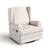 Front. Storkcraft - Serenity Wingback Upholstered Recline Glider - Ivory.