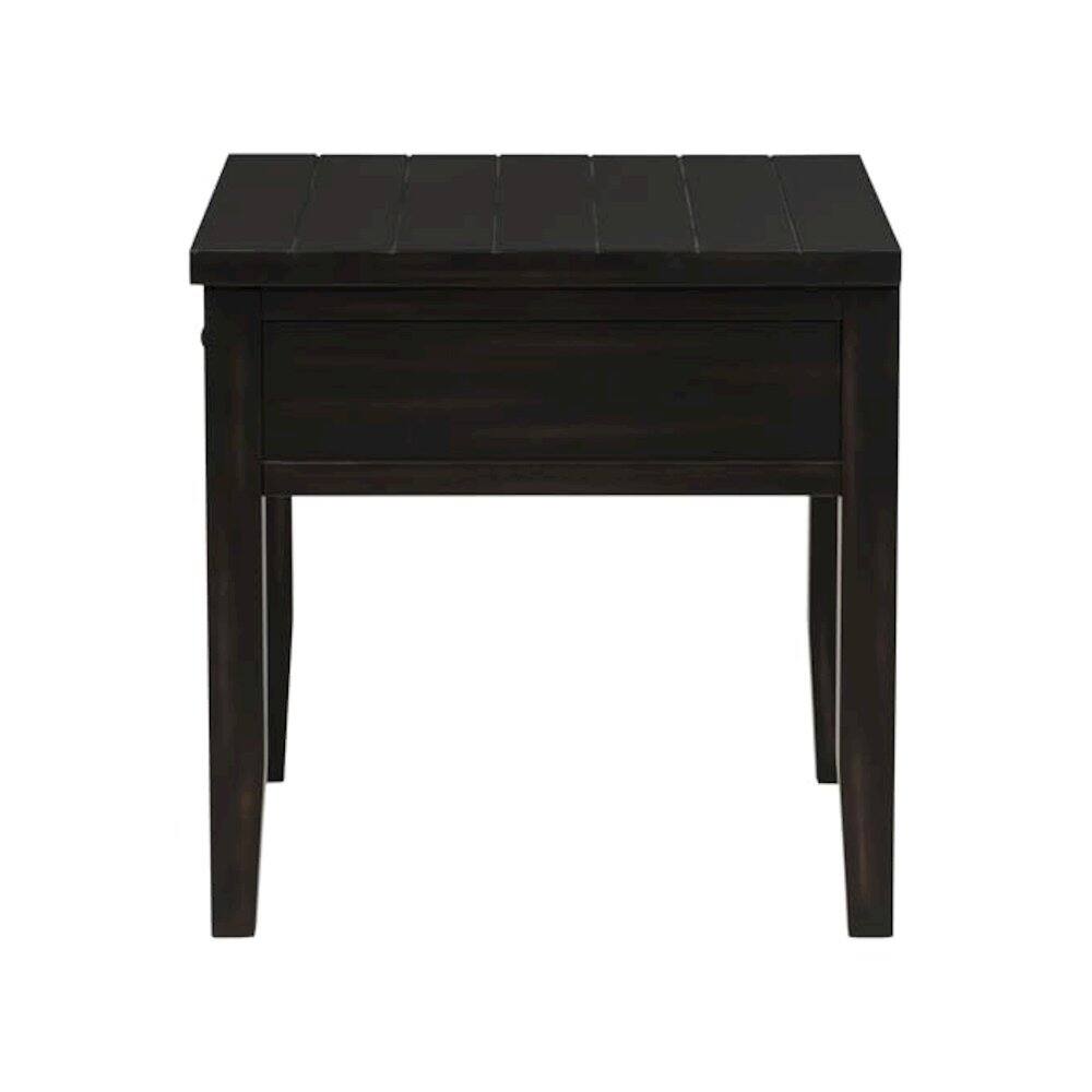 Alt View 4. Coaster Co. of America - Concord 3-piece Coffee and End Table Set Distressed Java - Black.