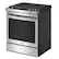 Angle. Maytag - 6.4 Cu. Ft. Slide-In Gas Range with Air Fry - Fingerprint Resistant Stainless Steel.