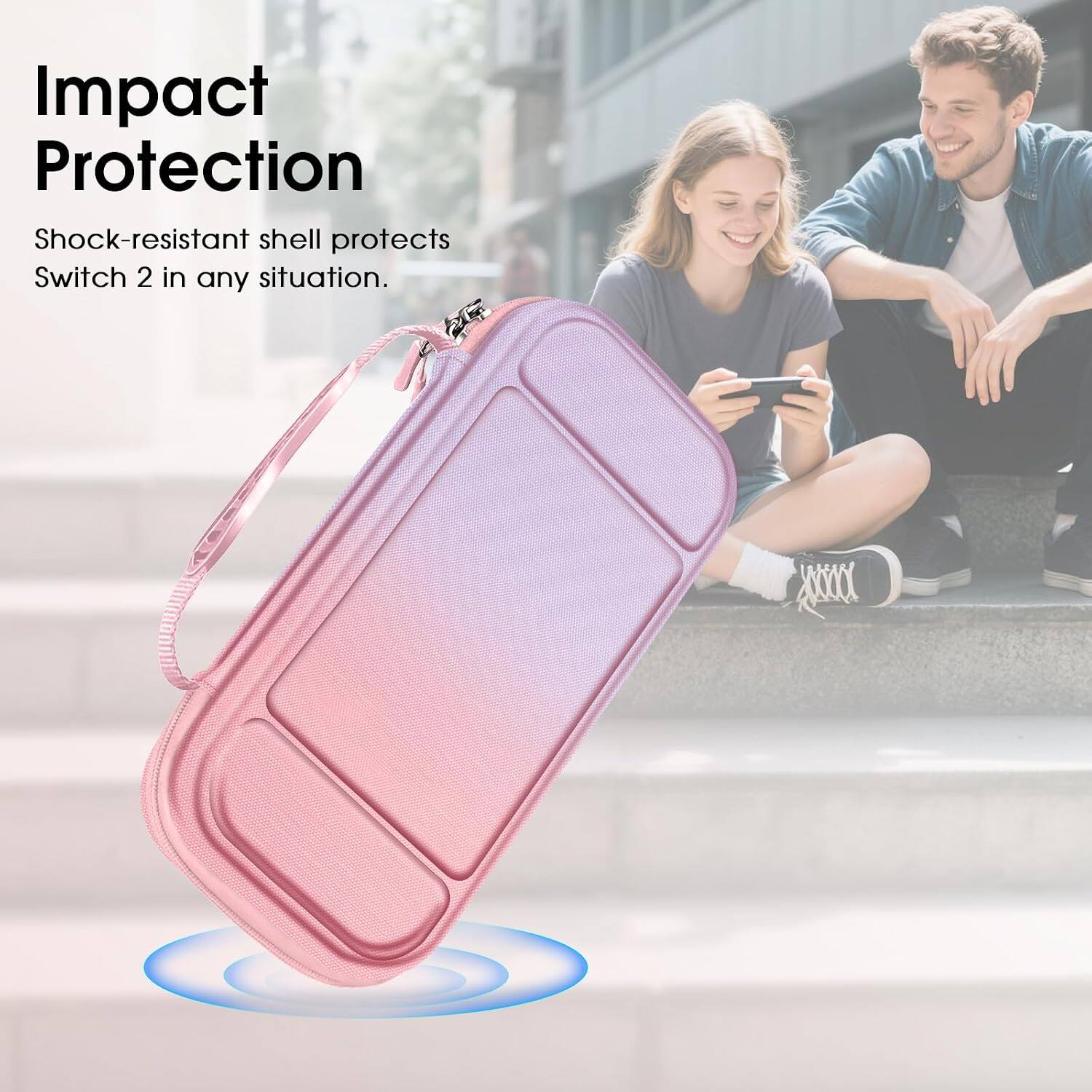 Impact Protection  
Shock-resistant shell protects Switch 2 in any situation.