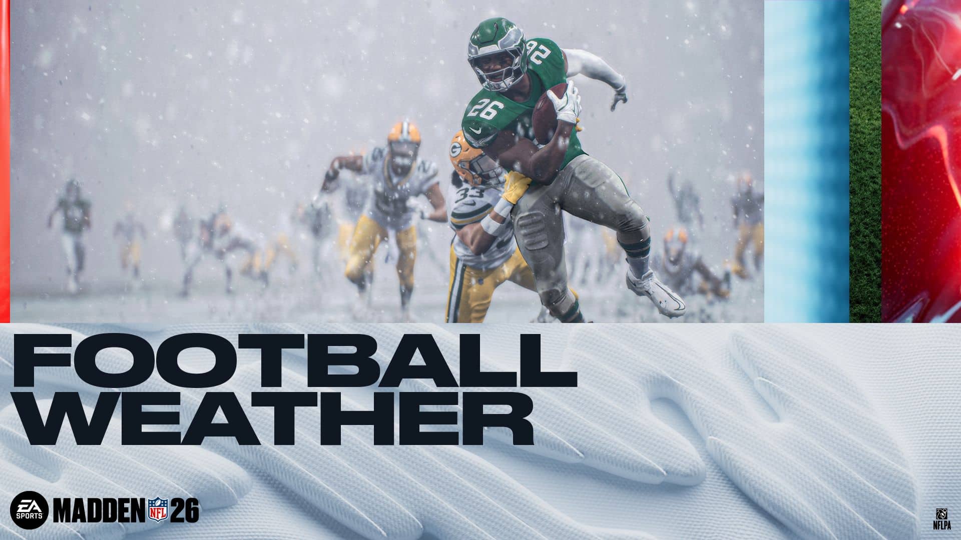 The correct text is: "Football Weather EA Sports Madden NFL 26".