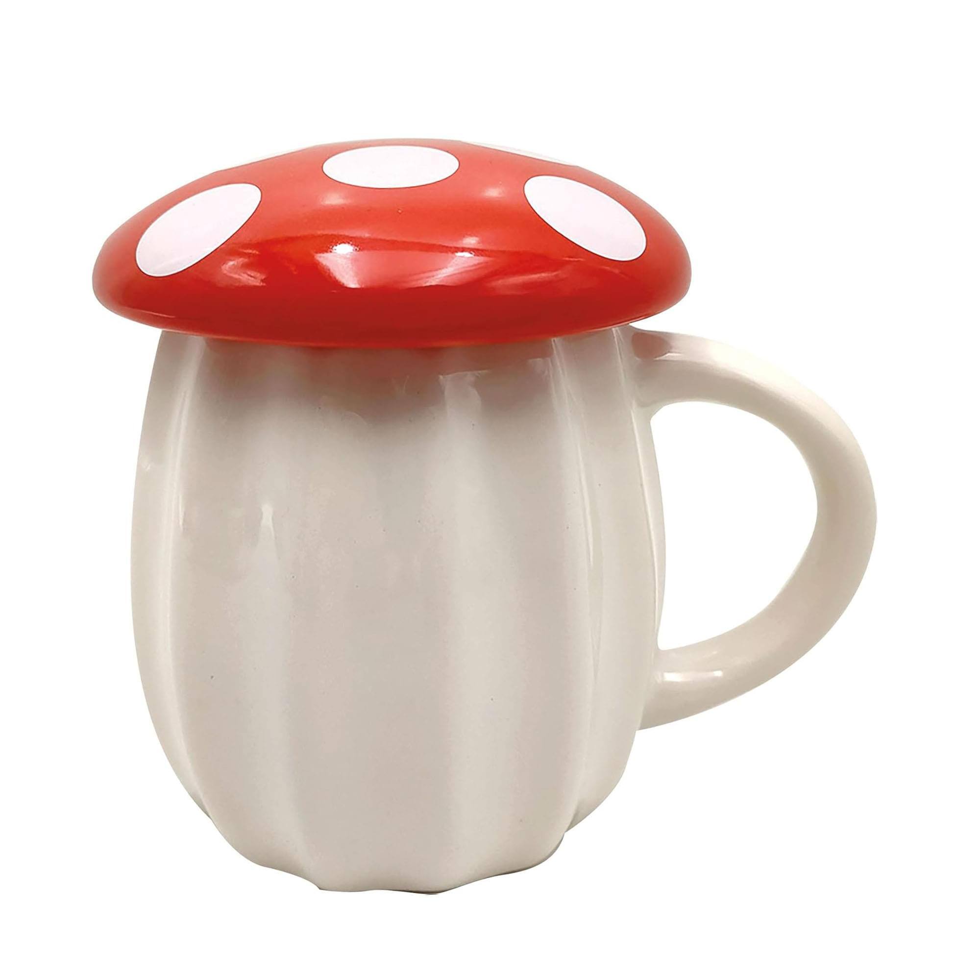 Front. ICUP - Mushroom Molded Mug with Lid - Multi-Colored.