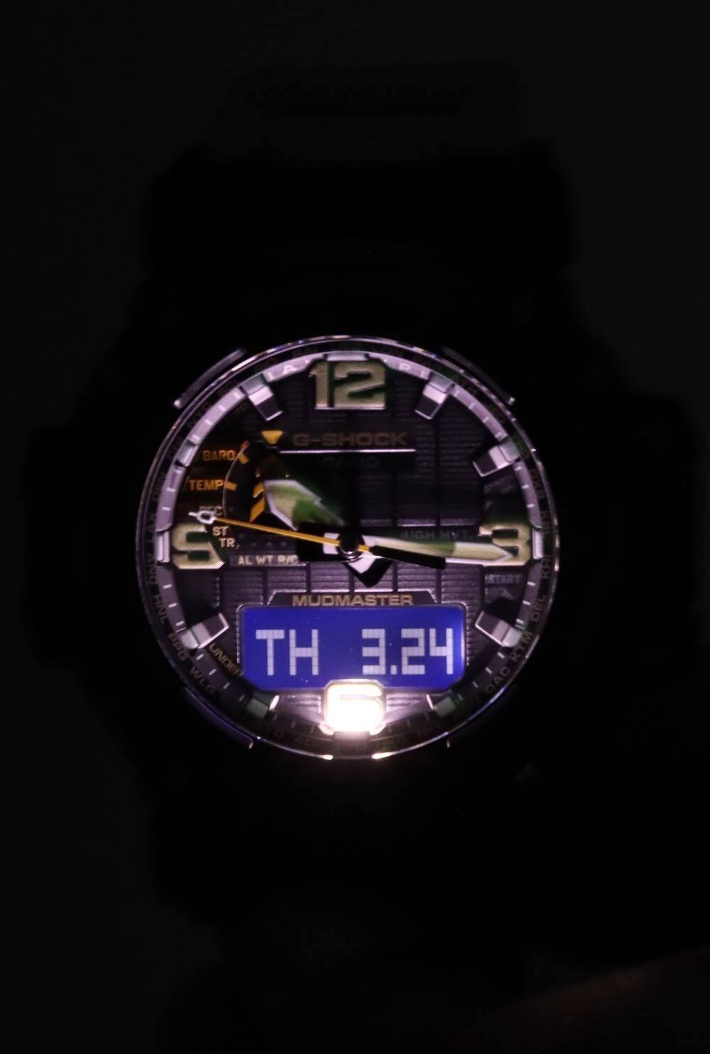 BARO 12 G-SHOCK TEMP G ST JIGH S TR 3 AL WT P/C ANO START MUDMASTER FINC DEL PpG UNDER TH 3.24 RTM WLC DAC