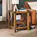 Alt View 22. Walker Edison - Farmhouse Metal Accent Side Table - Rustic Oak.