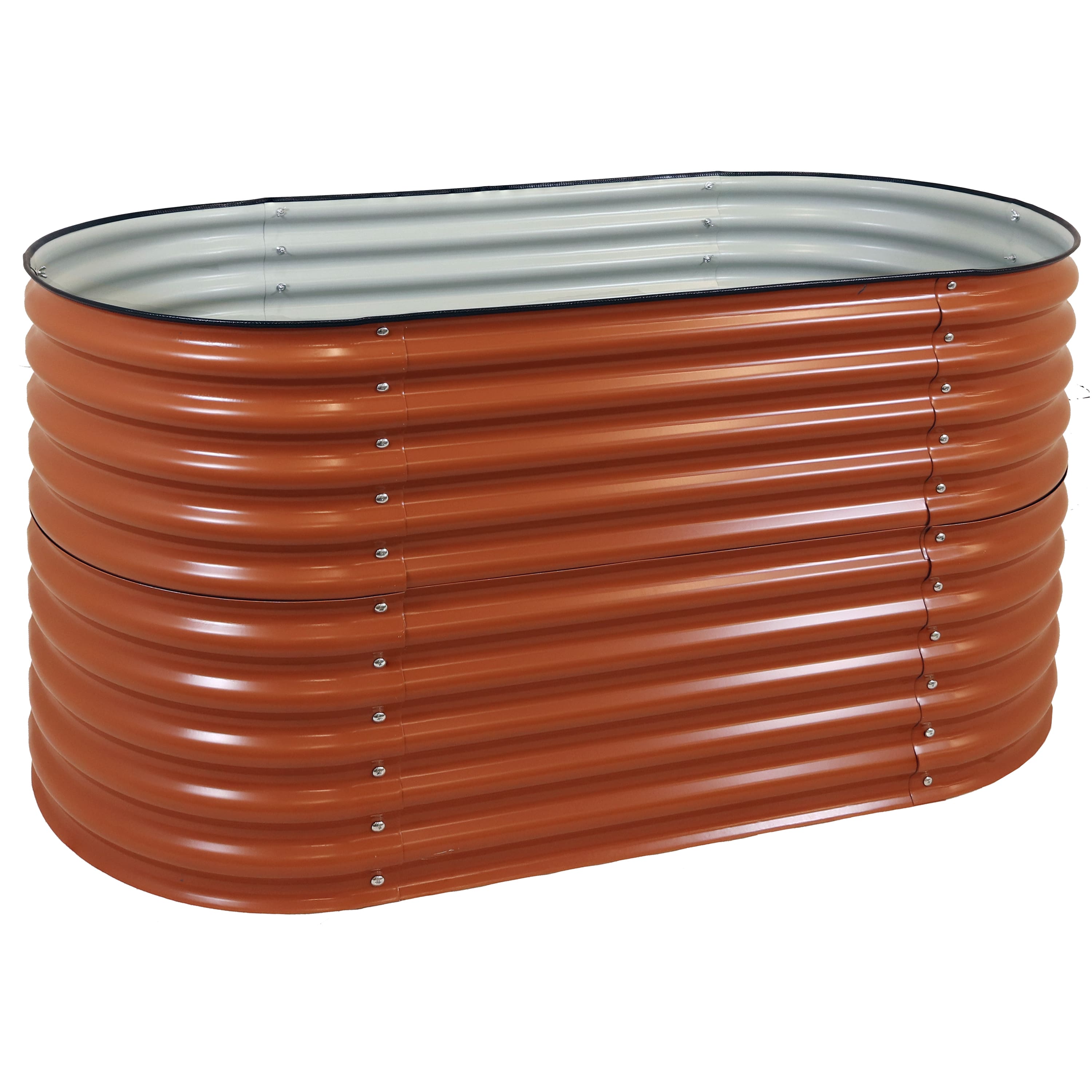 Sunnydaze - Galvalume Steel Rectangle Raised Bed - 62.5 in x 32 in - Brown price history on PriceWatchPro