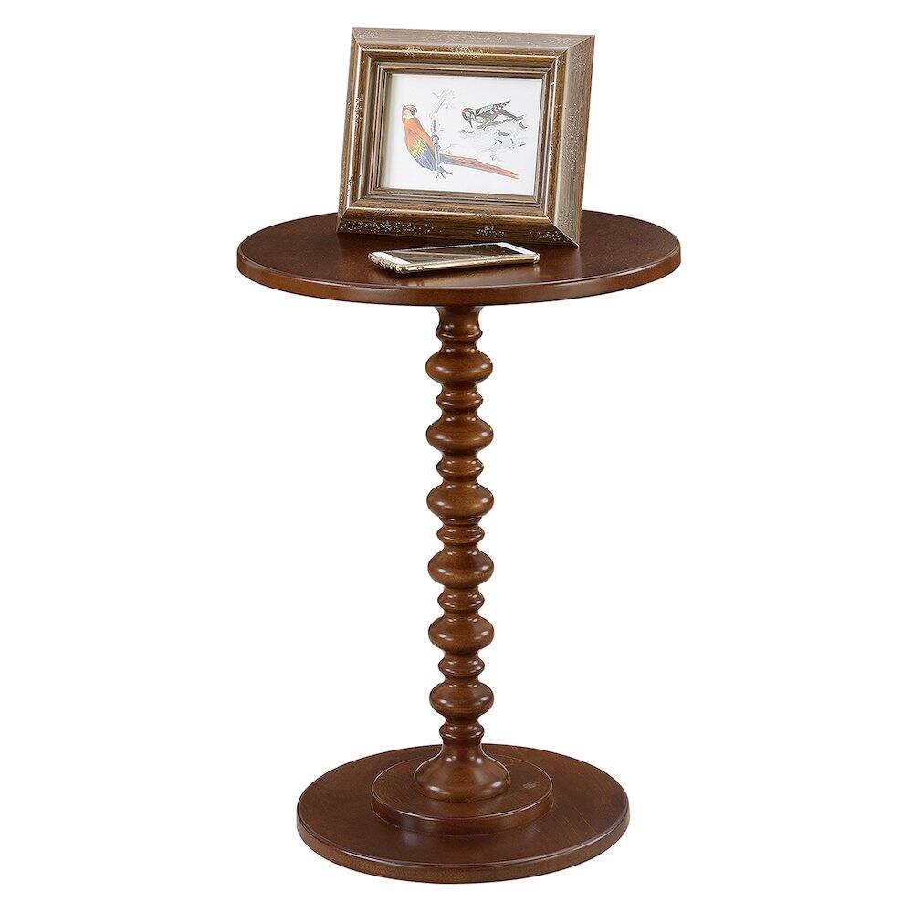 Angle. Furnifact - Spindle Coffee Table, Brown - Espresso.